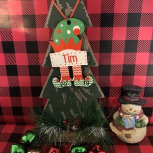 Elf Feet - Red and Green Stripes