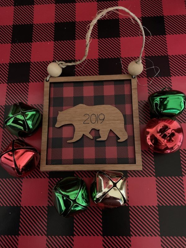 Bear Wood Ornament