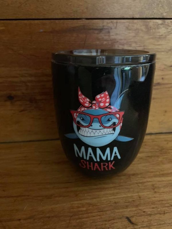 Mama Shark Wine Tumbler