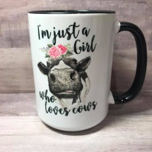 I'm Just A Girl Who Loves Cows Mug