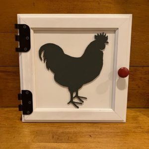 Rooster Cabinet Door Sign
