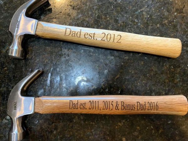 engraved hammer