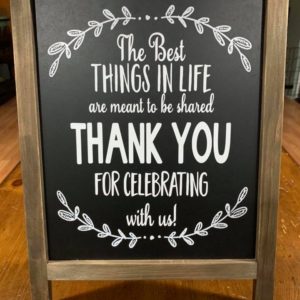 thank you sign