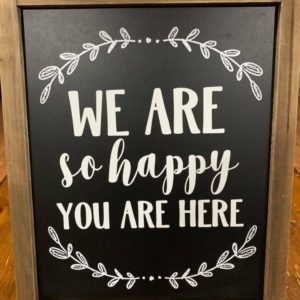 we are so happy you are here