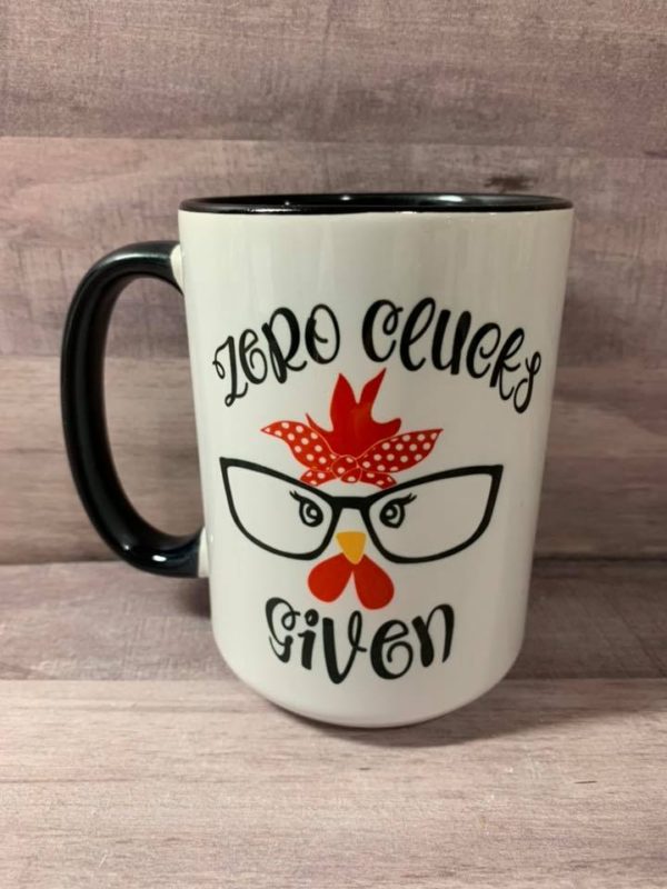 Zero Clucks Given Mug